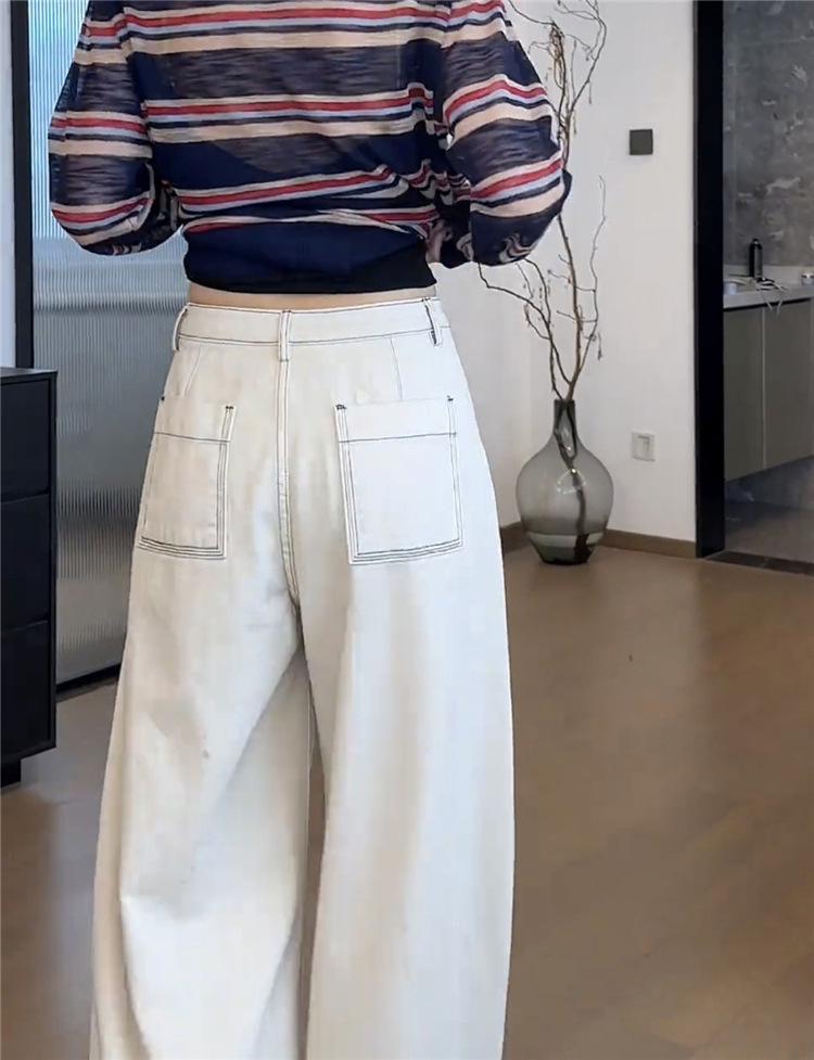 Plus Size Women's Fleece Lined Wide Leg Jeans - Winter 2024 Edition