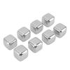 Metal Whiskey Ice Cubes Food Grade 304 Stainless Steel Safe Nontoxic Widely Used Whiskey Stones for
