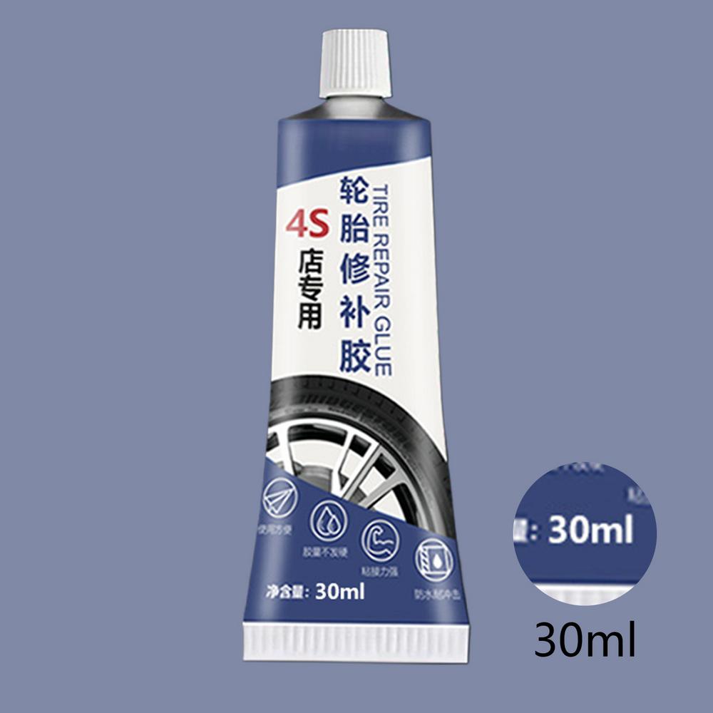 Black Tire Glue 30ml Tire Patch Glue Fix Super Adhesive Tire Repair Sealant Flexible Glue For Car Motorcycle ATV Truck