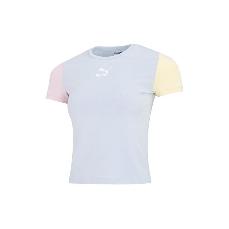 

Puma Футболка с коротким рукавом Color Block, женские топы, цвет Ice-Blue 536711-21 M