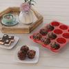 Forma de Silicone para Muffin Mini Cupcake Maker 6 E 12 Cavidades Forma de Assar Para Quiches Caseiras Frittatas Bandeja de Muffins Forma Ferramentas de Cozinha