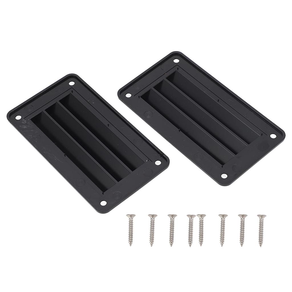 RV Air Vent Louver, Professional Ventilation Outlet Grille Louver with Hardware Screws for Air