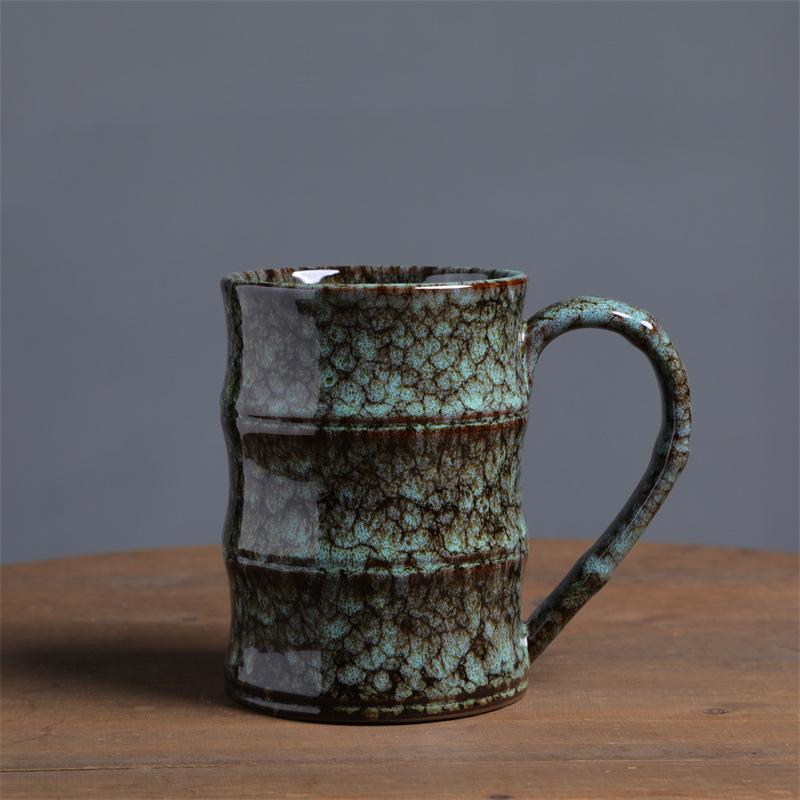 Large-Capacity Ceramic Kiln Change Water Cup Creative Coffee Cup Hot-Selling Ceramic Cup Creative Cup