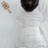 Newborn Sleep Sack With Mesh Fabric Anti Startle Swaddle Wing Sleeves Lightweight Breathable Baby Sleeping Bag
