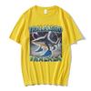 Tralalero Tralala Funny Shark Italian Brainrot Meme T-shirt Men Clothing Fashion Humor T Shirts Unisex Summer Cotton T Shirt Top
