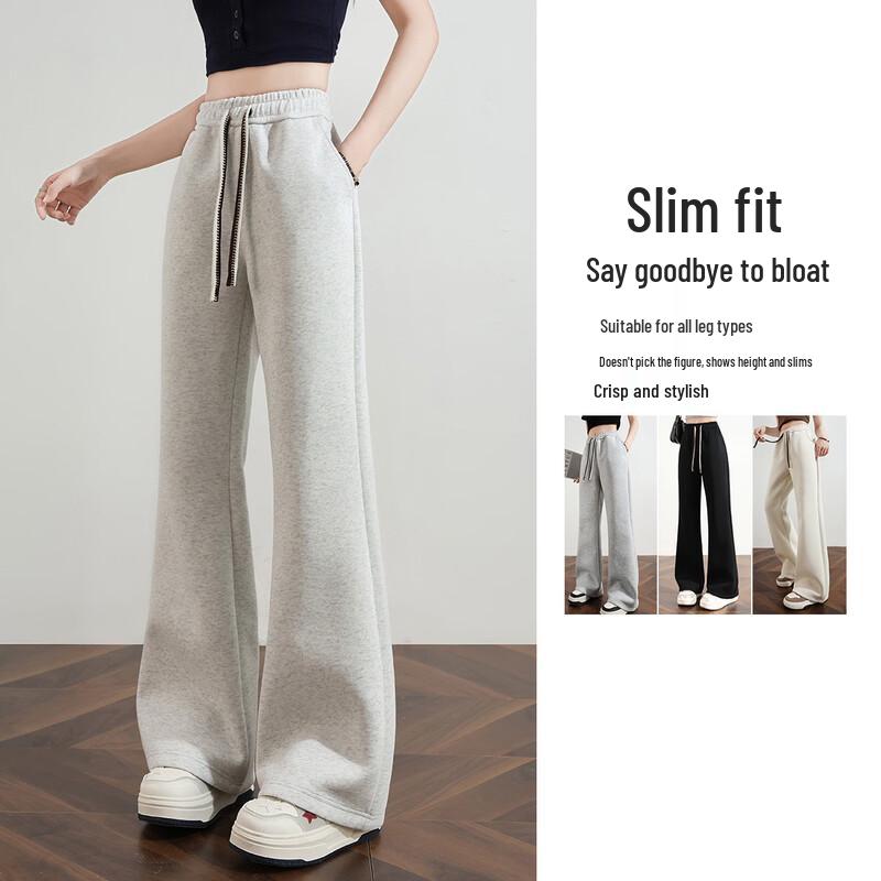 Baleno Women's High-Waist Flared Casual Sport Pants