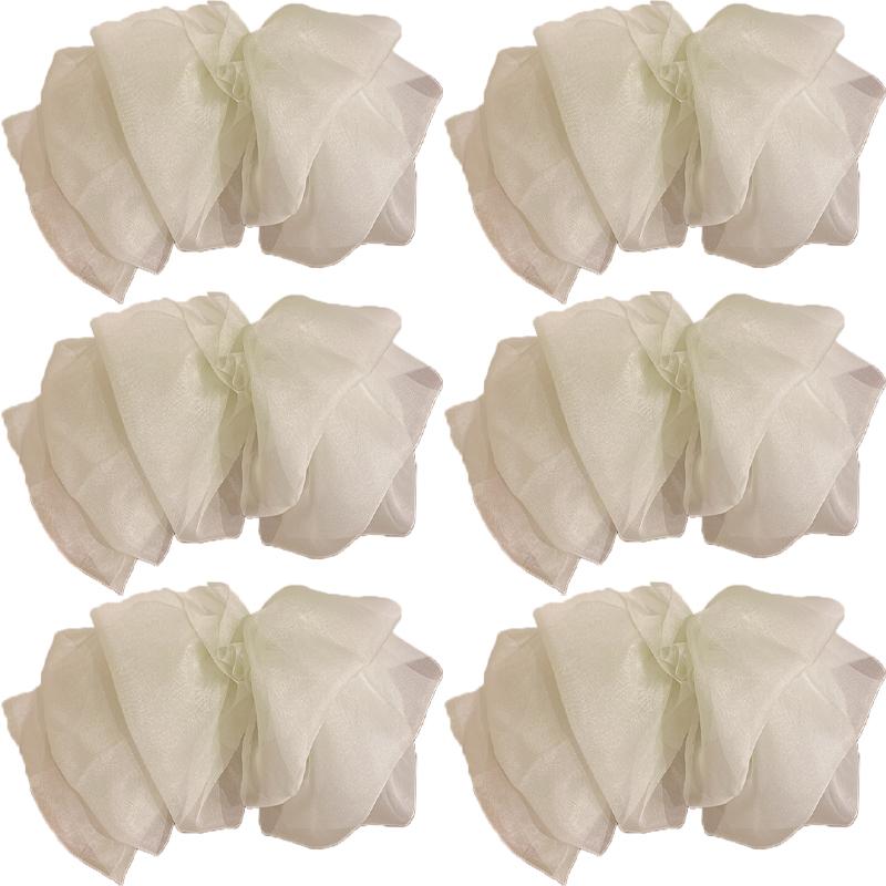 Fairy Chiffon Bow Hairpin French Oversized Sweet Wind Spring Clip Hairpin Top Clip Eye-catching Hair Accessories