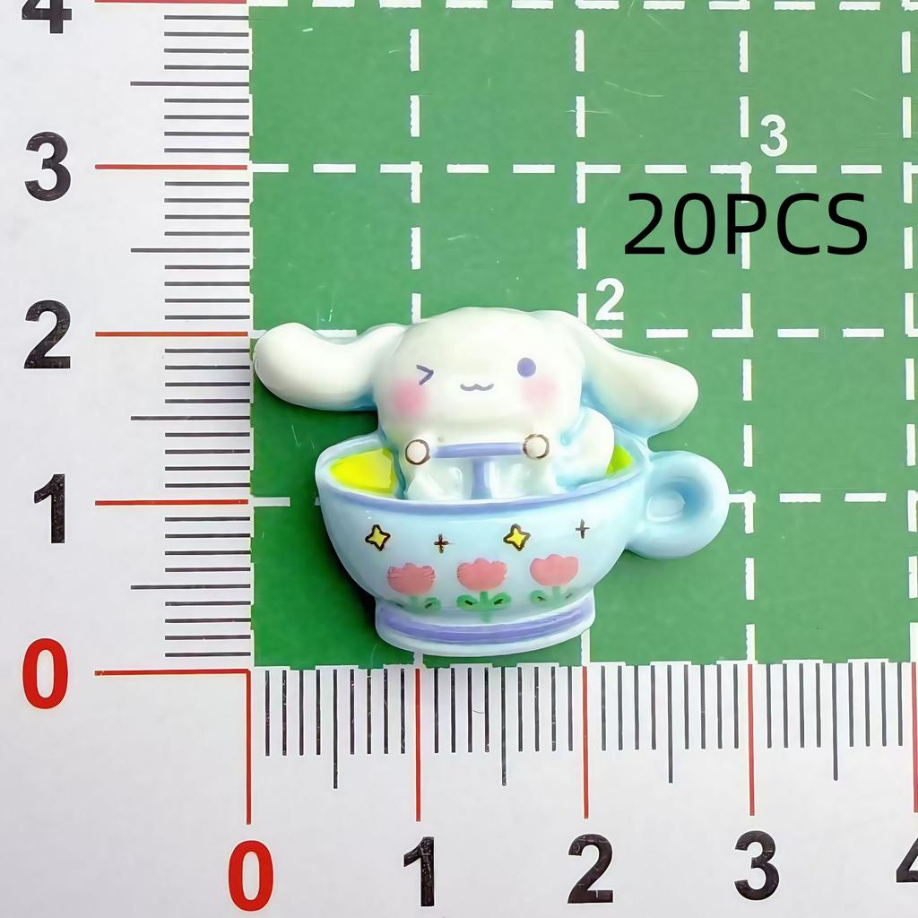 10/20PCS Bumper Car Series Resin Accessories DIY Phone Case Cream Glue Hair Clip Patch