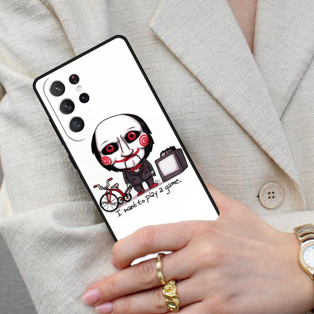 Jigsaw Saw SOFT Cell Phone Case for Samsung Galaxy S26 Ultra S25 S24 S23 S22 S21 S20 Note10 Cover