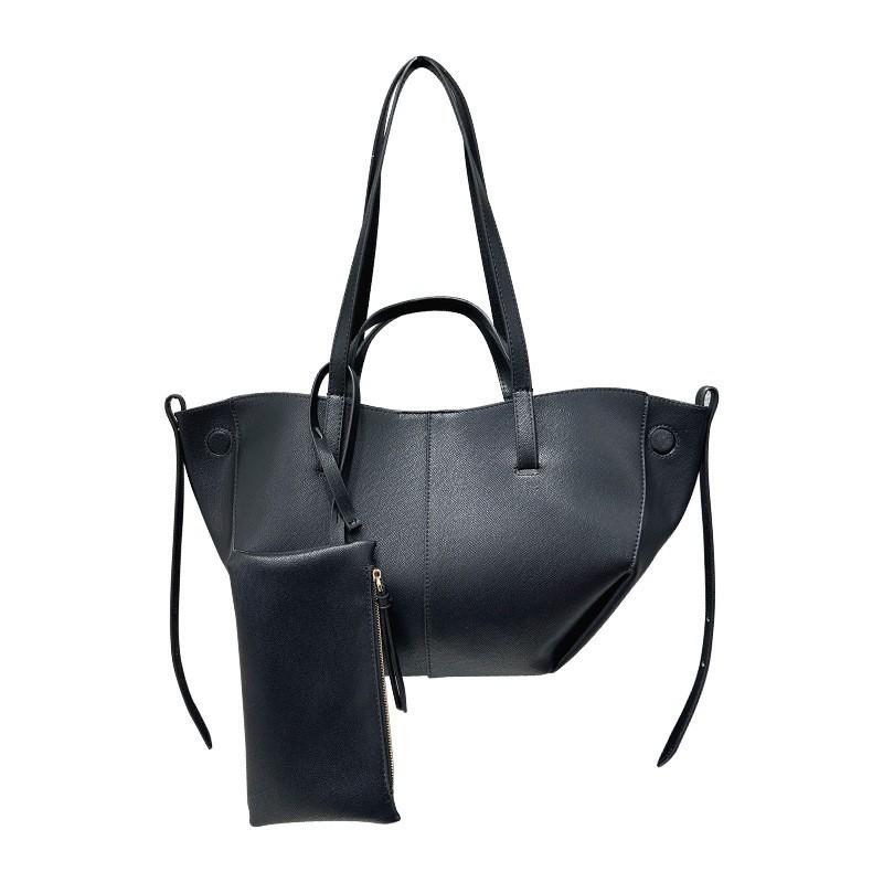 Polen Tragetasche Leder Achseltasche Modisch Ein Schulter Tragbar Große Kapazität Damen Knödelfabrik