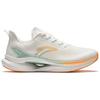 New Anta Cushioning Anti Slip And Wear Resistant Low Top Running Shoes Women's White Green 122425536-2