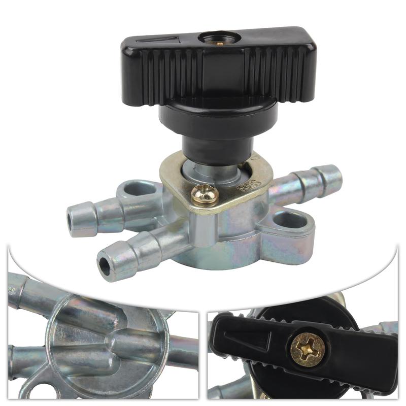 ATV Motocross 3 Way Fuel Tank Tap Pocket Cock Valve Switch for E-ton Lightning ETon Polaris 40cc 50cc 90cc DirtBike Modified