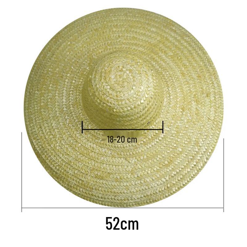Unisex Outdoor Wide-Brim Straw Sun Hat