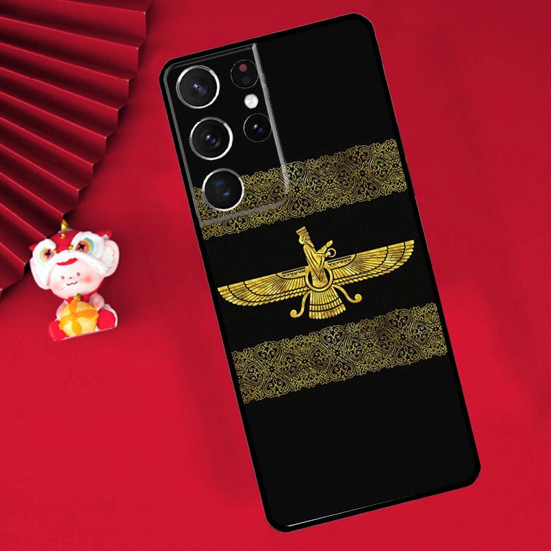 Persian Empire Ahura Mazda Case For Samsung Galaxy S25 S26 Ultra S22 S23 S24 Ultra S20 S21 Plus S10 S25 FE Cover Funda