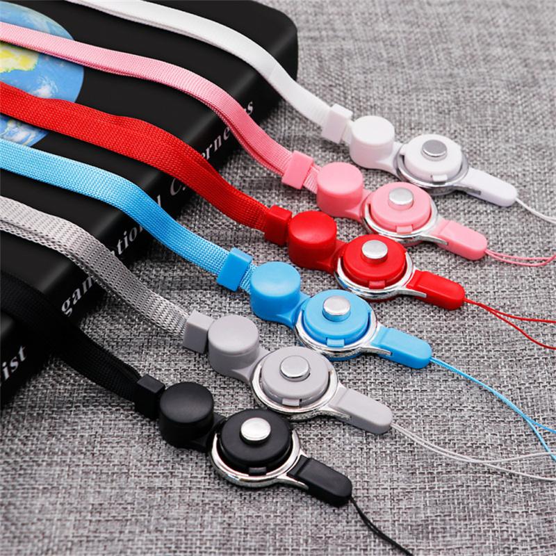 Wielofunkcyjne Paski do Telefonów Komórkowych Lina Odpinany Obrotowy Pierścień Smyczy Dekoracja Paska na Szyję Dla