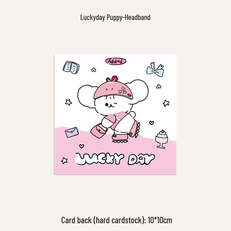 Self-Sealing Cute Card Packaging Bag Set for Small Cards