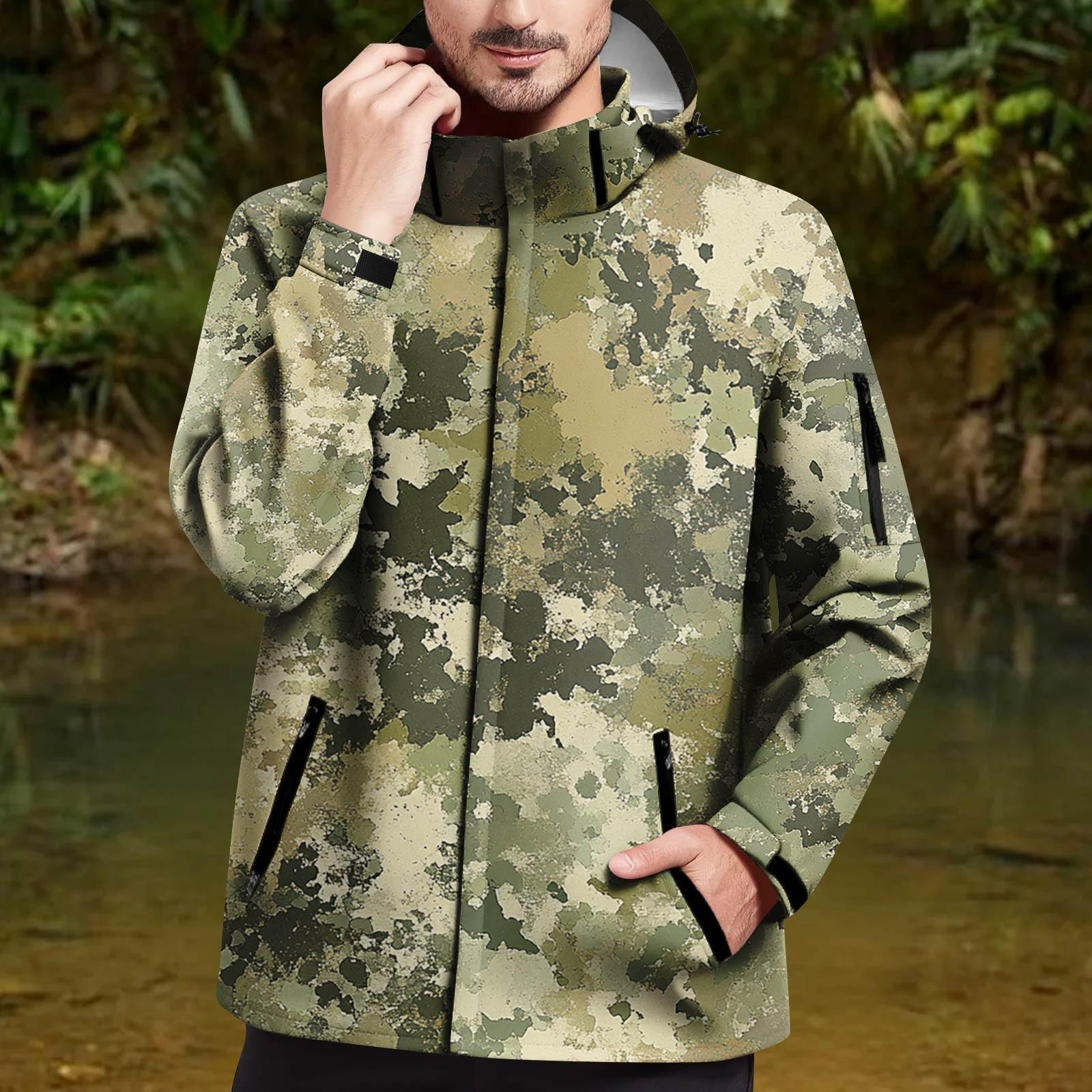 

Чоловіча водонепроникна вітрівка, легкий дощовик з капюшоном для повсякденного носіння XL світло-зелений колір