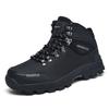 Men's Shoes Hiking High Top Leather Surface Outdoor Anti Slip Off-road Sports Large Size