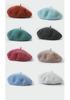 Stylish Wool Beret for Girls: Chic & Versatile, British Retro Design, Perfect for Autumn/Winter, Large Head Size, Artist-Inspired.