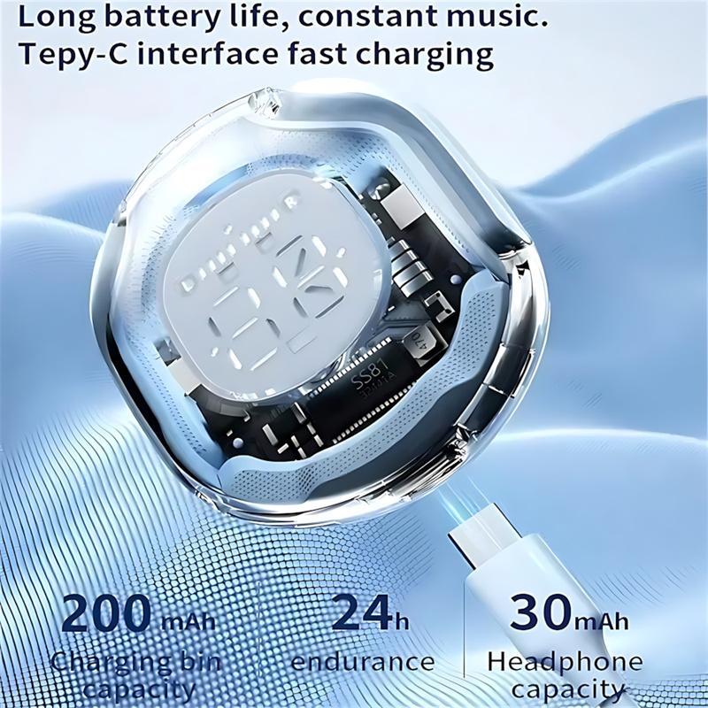 JYL TS T8 PRO Headphones Gamers LED Display Plastic