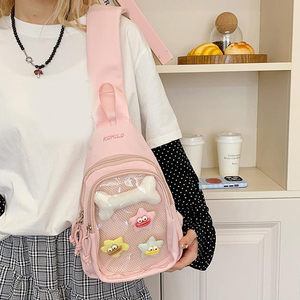 Itabag Convertible Crossbody Backpack Clear Itabag Sling Bags Women's Ita Bag Crossbody Bag Handbag Satchel for Womens