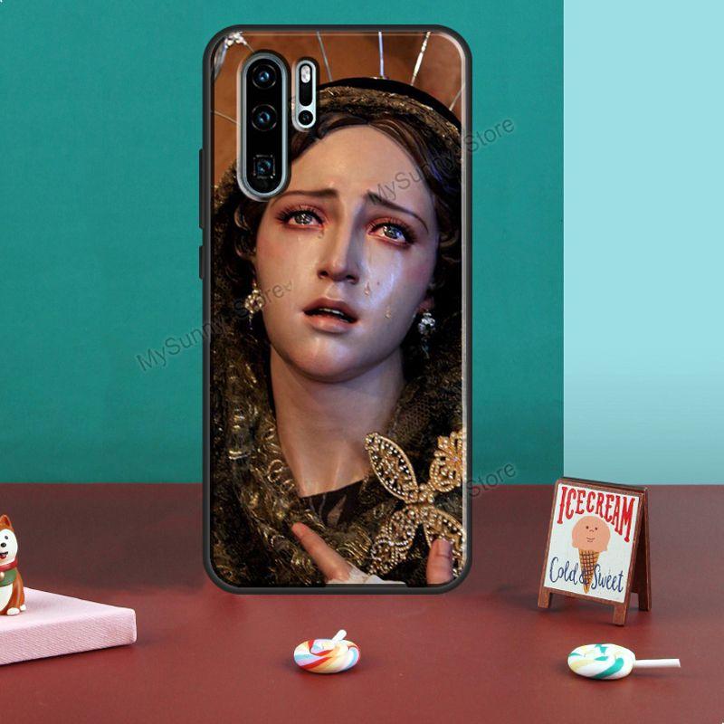 Holy Mother Virgin Mary Christian Case For Huawei P30 P40 P20 Pro Mate 20 10 Lite Honor 50 10i 20 9 8X P Smart 2019 Z Nova 5T