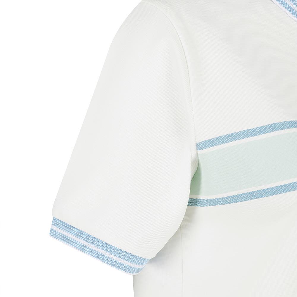 MALBON GOLF Women'S Color Block Waffle T-Shirt White (Woman)