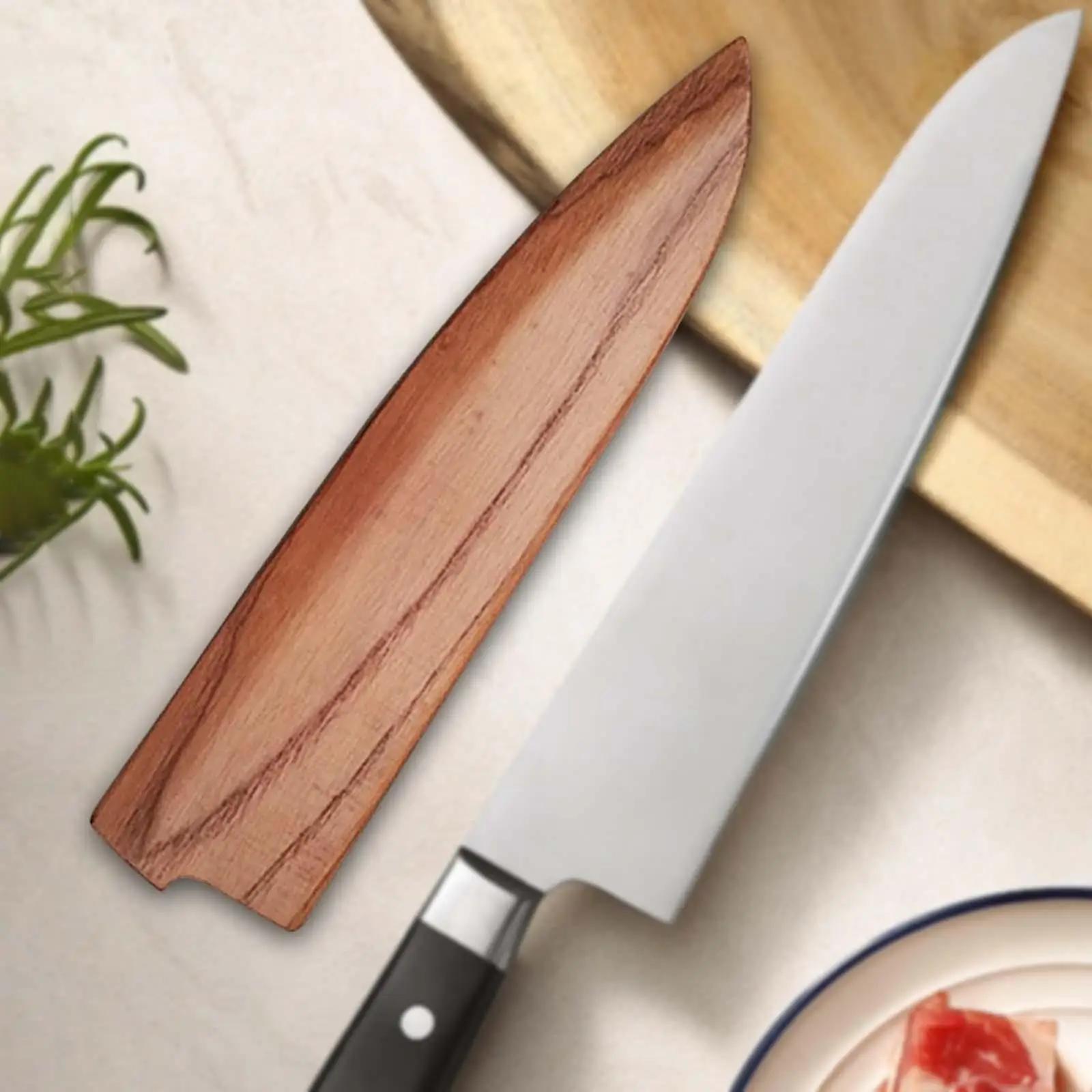

Portable Knife Scabbard Knife Wood Classical Cover Pocket Durable Multifunction Holder Bag for Hiking Chef Outdoor Kitchen