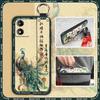 Phone Holder Wrist Strap Phone Case For MOTO E13 Anti-dust Chinese Style Kickstand Fashion Ring Anti-knock Wristband