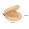 Pair of Castanets Wooden Castanet Finger Clappers Musical Instrument