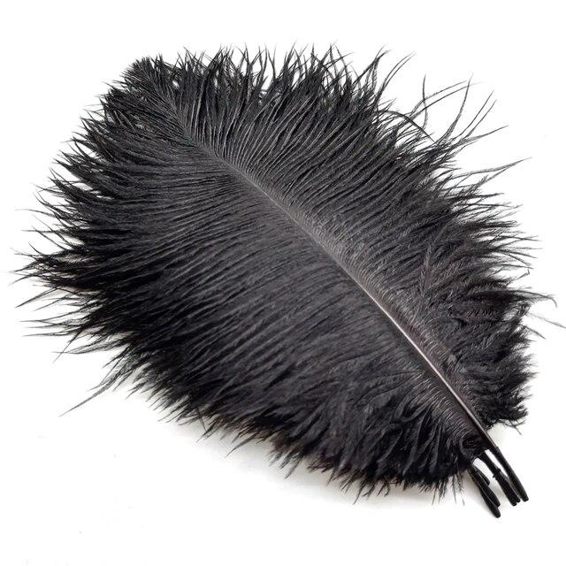 10Pcs Ostrich Feathers Decorative Vase Pluma Wedding Table Centerpieces Carnival Accessories DIY Creative Leisure Craft Supplies