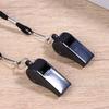 2/5/10Pcs High Quality Black Whistle For Sports Football Basketball Referee Training Outdoor Survival Whistle With Lanyard