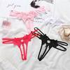 Sexy Ladies Embroidery G String Underwear Women  Hollow Thongs Panties K67