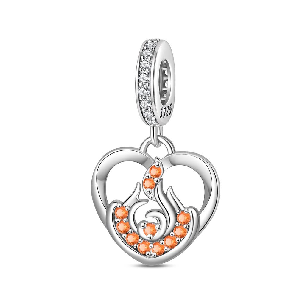 Dreamy Copper Watch Baby Carriage Heart Angel Pendant Beads Fit Diy Bracelet Necklace Childlike Birthday Gifts