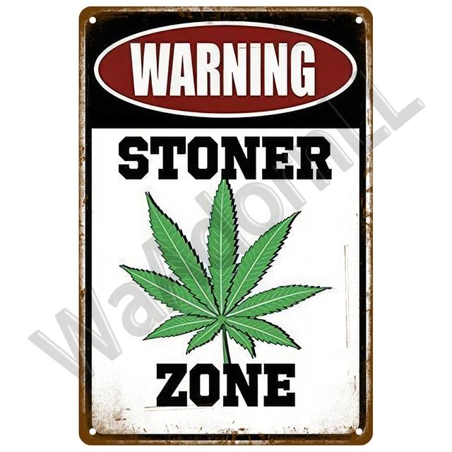 Vintage Retro Warning Tin Signs  Metal Caution Sign for Cafe Club Man Cave Pub Home Bars Coffee Shop  Wall Decor Art for Home