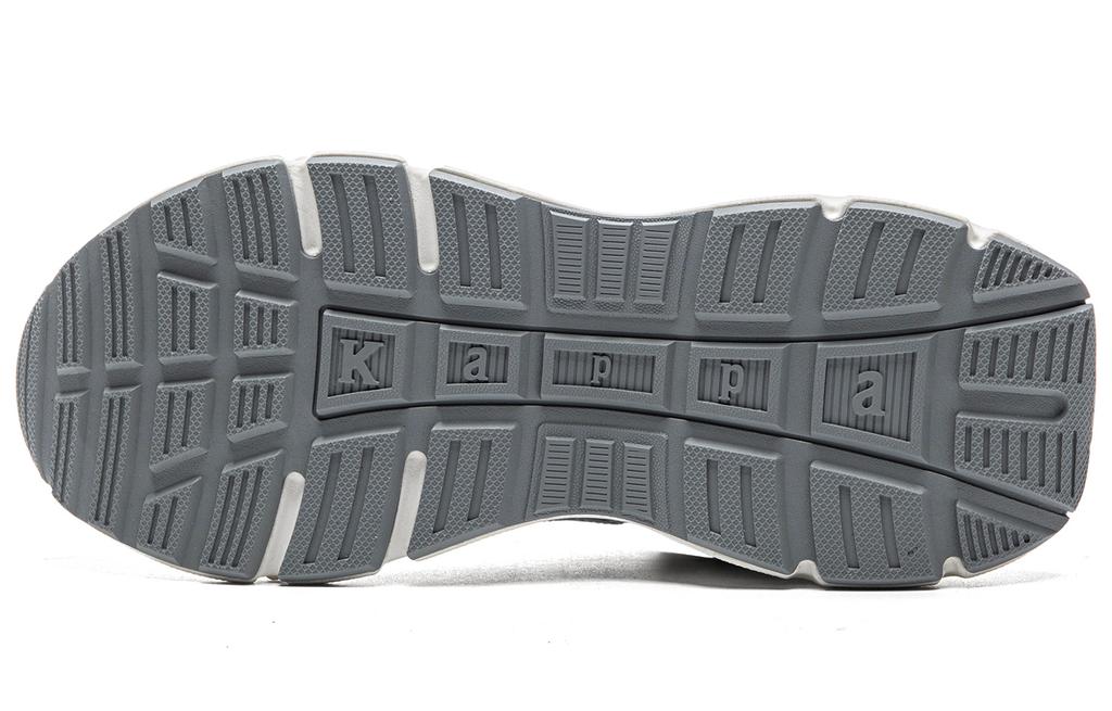 Men's Sneakers Kappa Hydrogen Rail Abrasion Resistant Slip Resistant Low top Running Shoes Unisex Gray