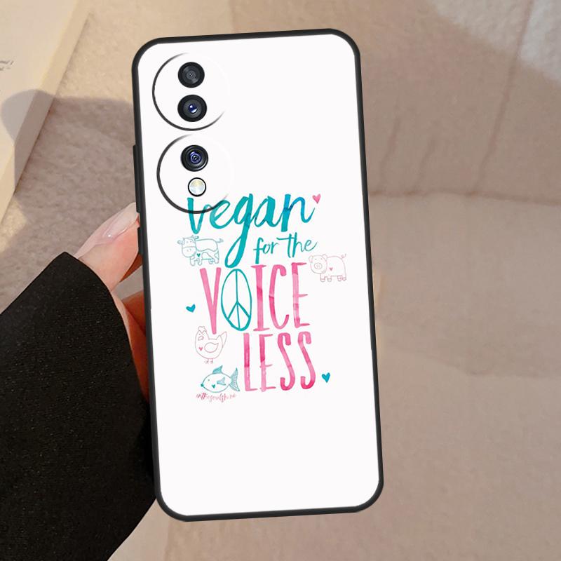 Vegan Inspiration For Honor Magic V5 5 6 7 Pro Case For Honor 200 400 Lite 50 70 90 X8a X8b X9a X9b X9c Cover