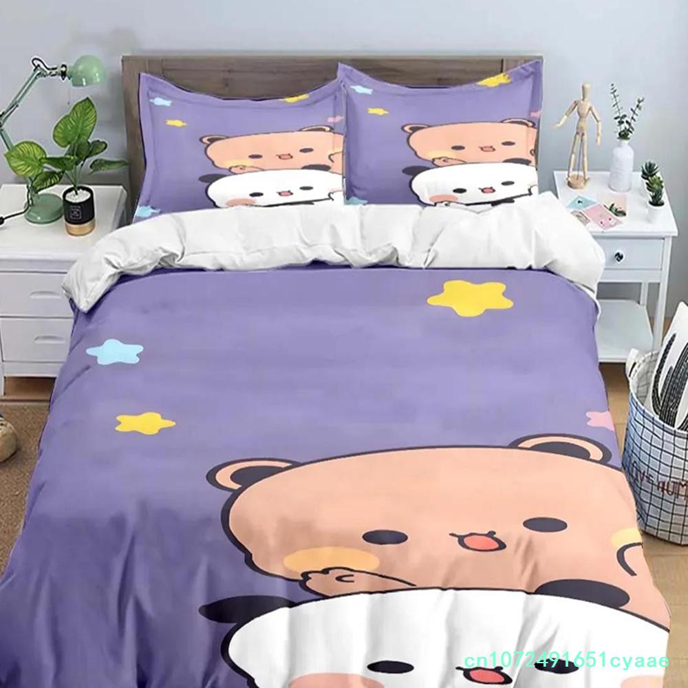 Exquisite Cartoon B-bubu Anime Digital Printing Bedding Set Duvet Cover Comforter Bed Youth Kids Girl Boys Gift Home Textiles