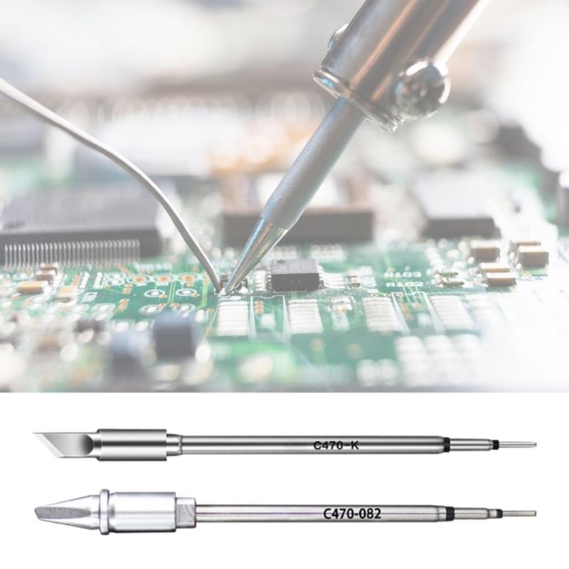 Premium Copper Soldering Iron Tip Rapid Heat Transfer Build In Durability Cores For Long Lastingly Welding Applications