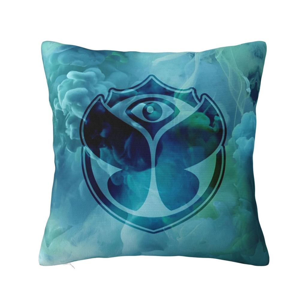 Tomorrowlandd Music Festival Pillow Case Butterfly Cushion Cover Awesome Zippered Decor Pillowcase For Sofa 45X45Cm