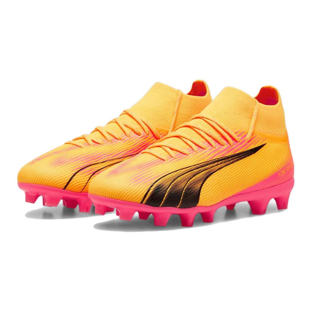 Puma Ultra Pro FG AG Big Kid Forever Faster Pack Kids Sneakers Orange Sun-Stream Black 107769-03