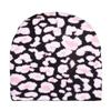 Winter Beanie  Warm Fashionable Leopard Print Style Knitted Hatversatile  Cold Hat Retro Pullover Hat