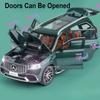1:24 GLS63 G63 Alloy Model Car SUV Toy Diecast Metal Music Light Off-road Vehicle Models Ornaments For Children Kids Gifts