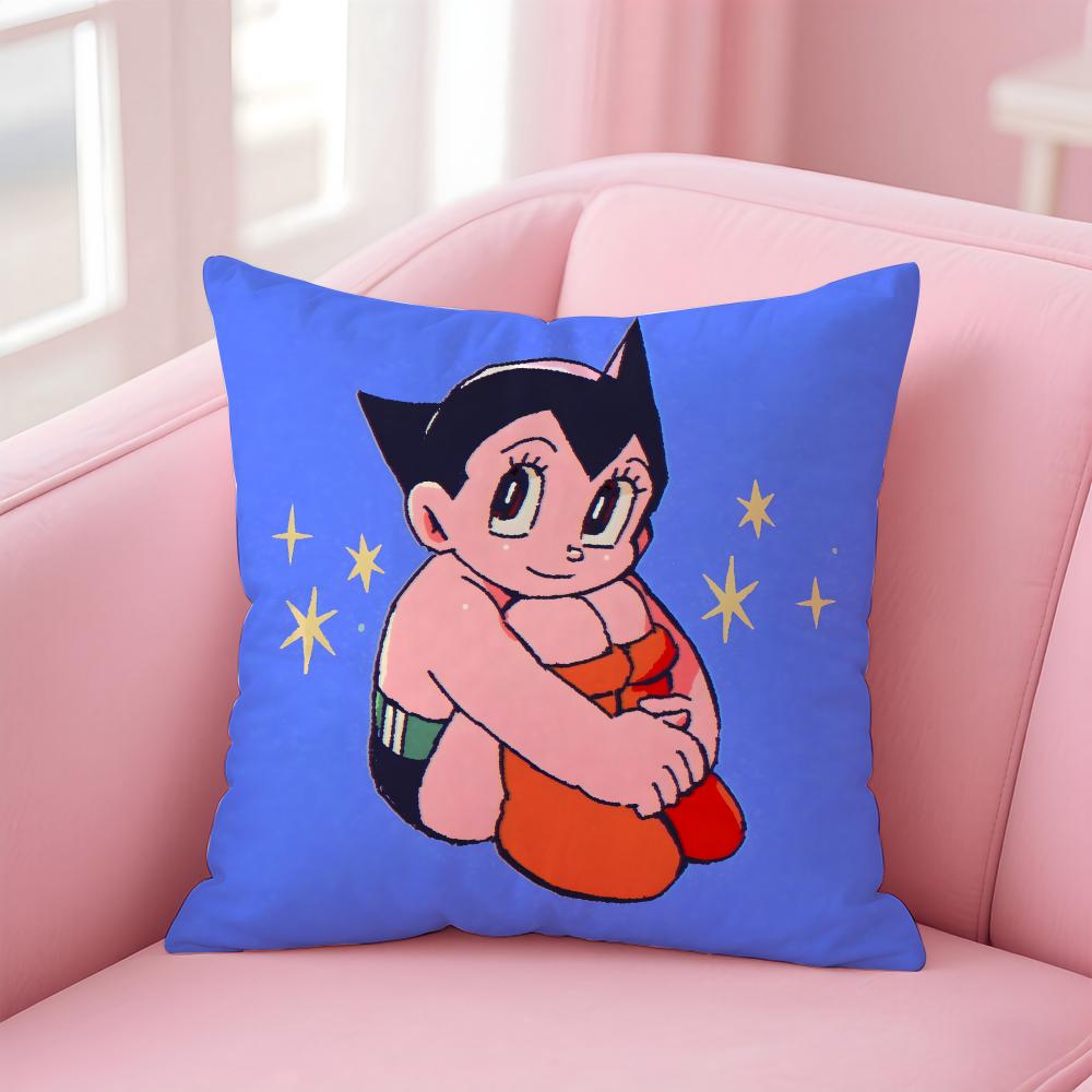 Anime S-Astro B-Boy Cushion Cover Comfortable Reversible Pillow Cover Ideal for Car Sofa Bedroom & Beyond