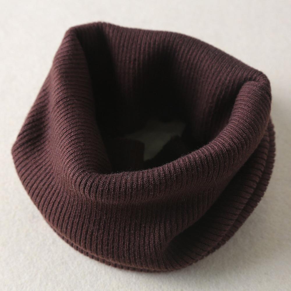 

Coldproof Winter Neckerchief Warm Thicken Knit Scarf Outdoor Wrap Neck Scarves кавовий