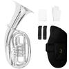 SLADE 4-Key Flat Key Euphonium Pro Bass Horn Phosphor Bronze Color Brass Body 4 Flat Keys Euphonium Brass Instrument with Parts