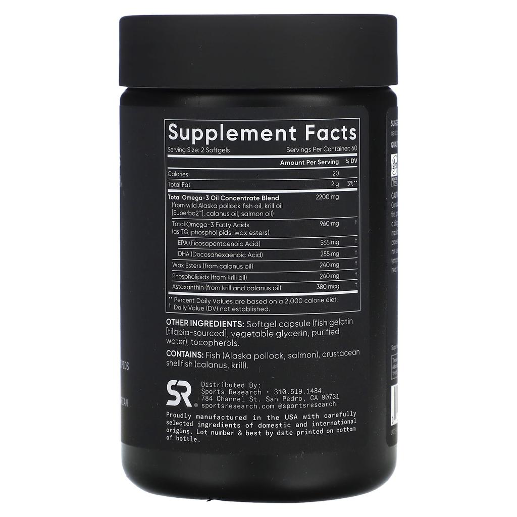 Total Omega 3, 120 Softgels