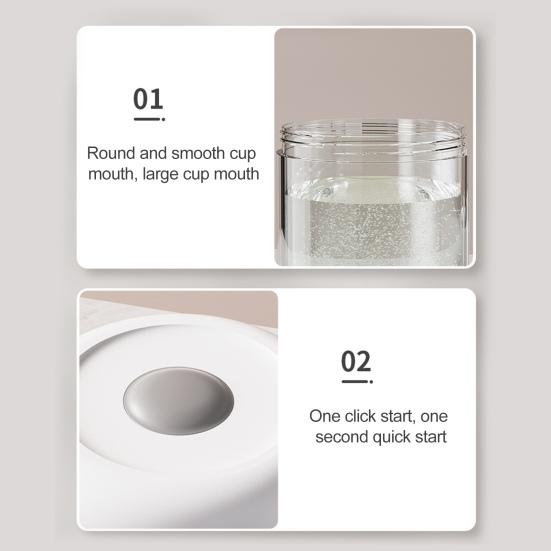 Electric Egg Stirring Cup Large Capacity Portable Cordless Automatic Mixing Cup Multi-purpose High Speed Coffee Milk Protein Powder Stirring Cup