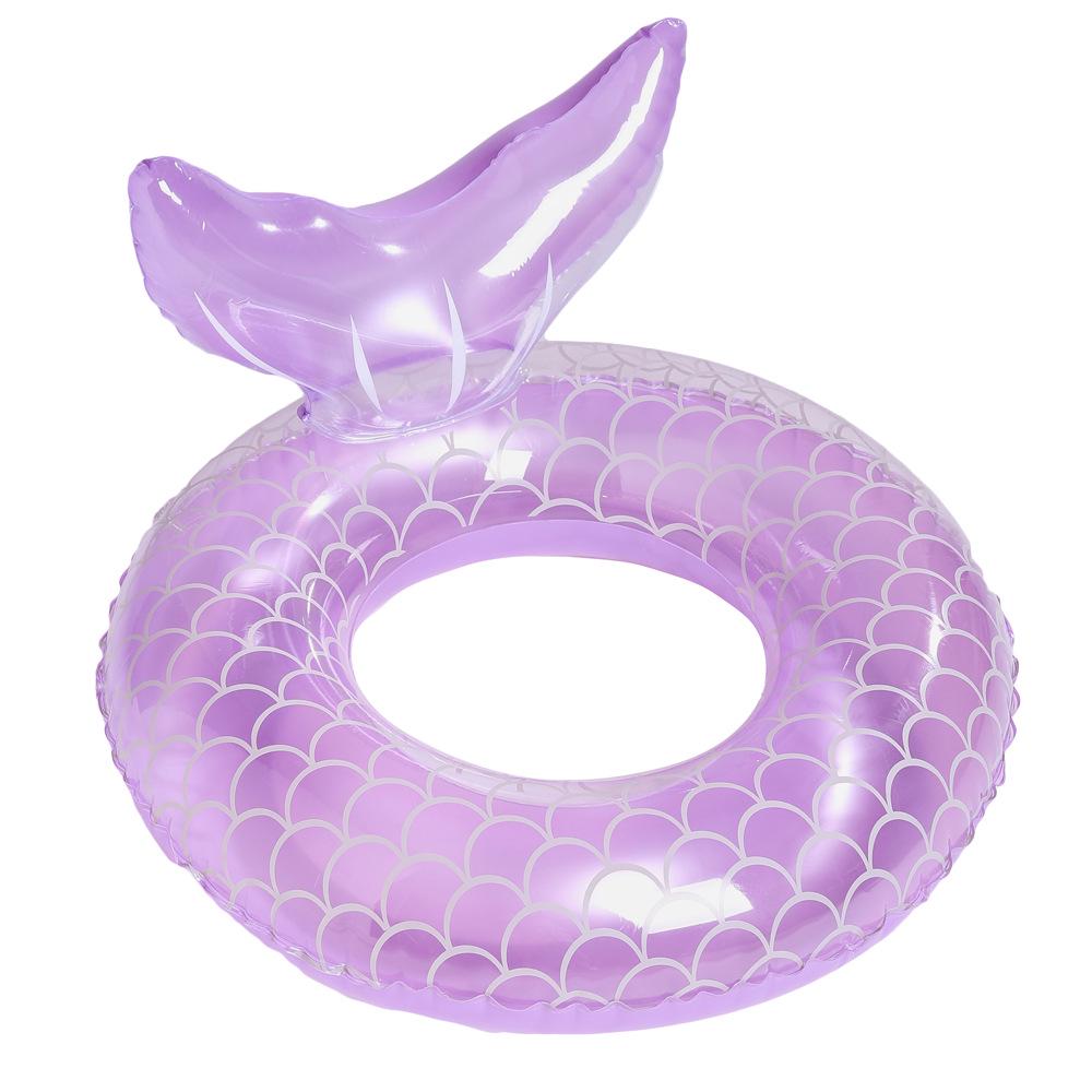 Xiaolü Thickened Mermaid Armpit Float: 110cm Adult Swim Ring with Fishtail Design