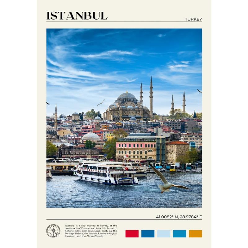 European City Travel Poster Galway North Macedonia Stockholm Iceland Canvas Painting Brussels Wall Art Picture Office Home Decor